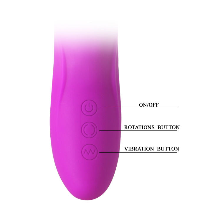 Coniglio su e giù di Pretty Love SMART, giocattolo erotico con design realistico e dettagli curati, per il piacere personale.