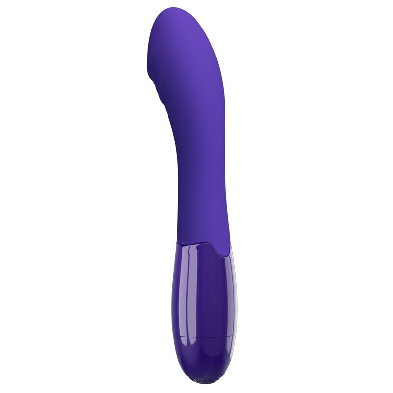 Vibratore dildo viola PRETTY LOVE ELEMENTAL YOUTH con forma realistica e superficie liscia, ideale per stimolazione e piacere.