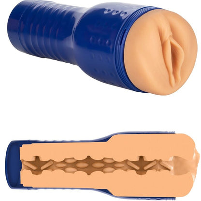 Masturbatore di figa Pornostar Gabi Gold di marca PRIVATE, silicone realistico, dettagli anatomici, prodotto per il piacere personale.