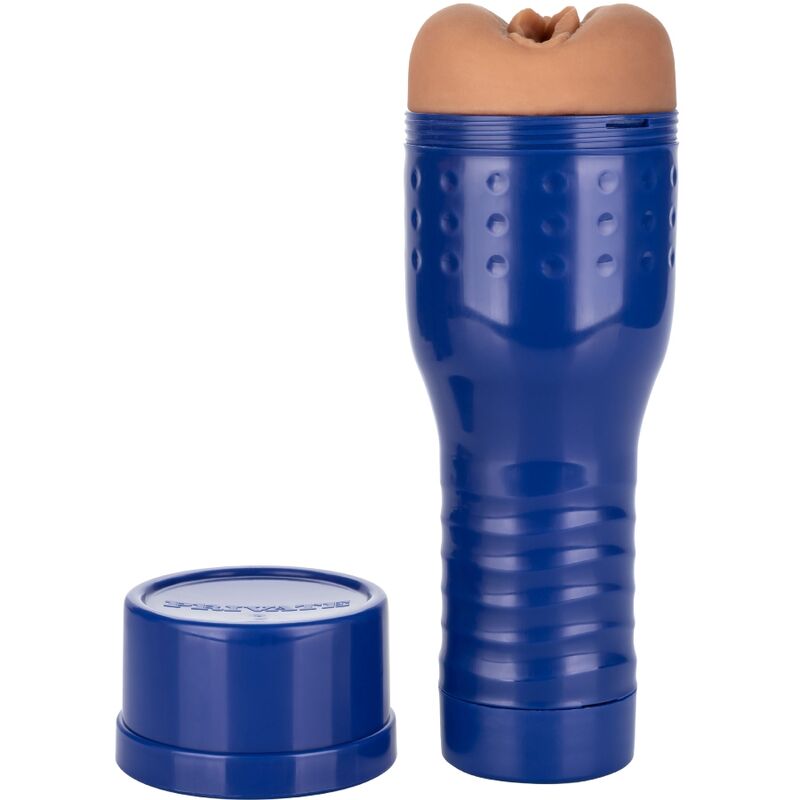 Masturbatore di figa Pornostar Ginebra di PRIVATE, dettaglio del prodotto in silicone realistico e design dettagliato.