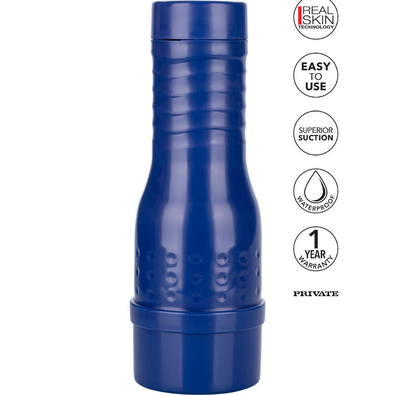 Masturbatore di figa PRIVATE Tarra White Legend, silicone bianco con dettagli realistici, per uso personale e stimolante