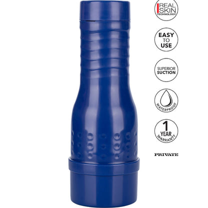 Masturbatore di figa PRIVATE Tarra White Legend, silicone bianco con dettagli realistici, per uso personale e stimolante