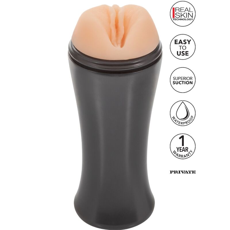 Masturbatore portatile PRIVATE Naughty Lolita To Go, dispositivo di piacere con design compatto e dettagli realistici