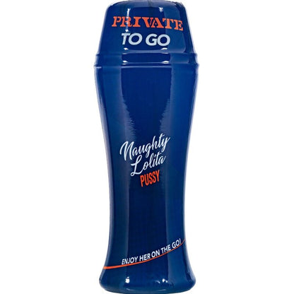 Masturbatore portatile PRIVATE Naughty Lolita To Go con design realistico e morbido, ideale per piacere personale.