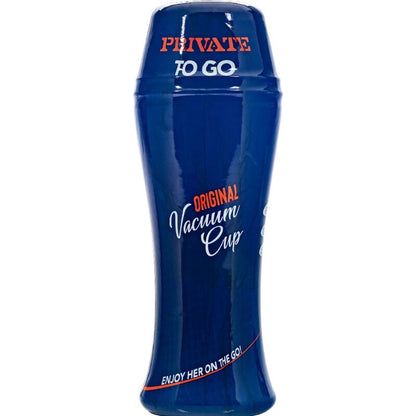 Masturbatore originale PRIVATE Vacuum Cup To Go, design compatto con dettaglio visibile, materiale morbido e pratico da portare in viaggio
