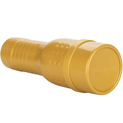 Masturbatore PRIVATE Personal Trainer Lube, dispositivo di piacere maschile con design realistico e dettagli anatomici.