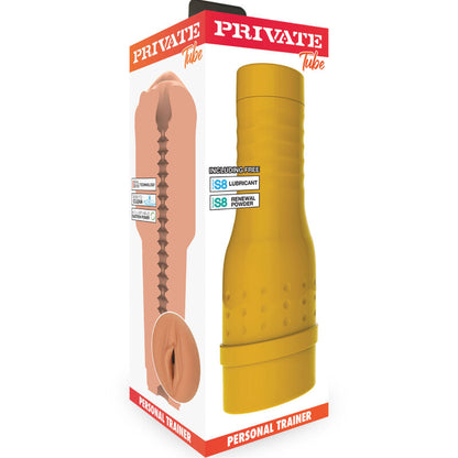 Masturbatore Private Personal Trainer Lube con dettagli realistici, in silicone di alta qualità, per uso intimo e piacevole.