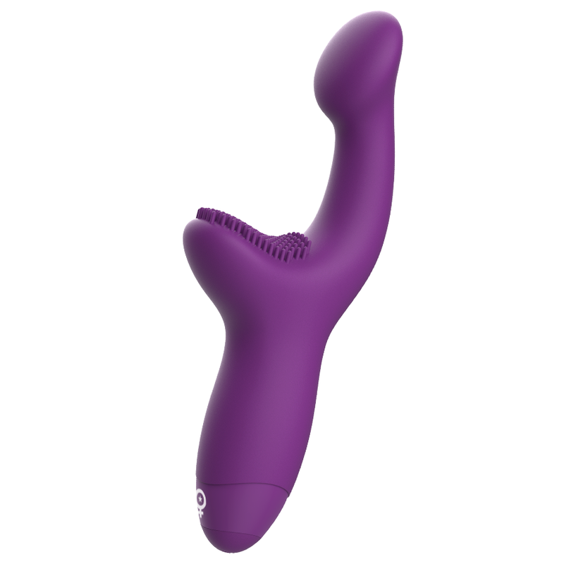 Stimolatore REWOKISS di REWOLUTION, vibratore puntuale per stimolazione, in dettagliata immagine con design ergonomico.
