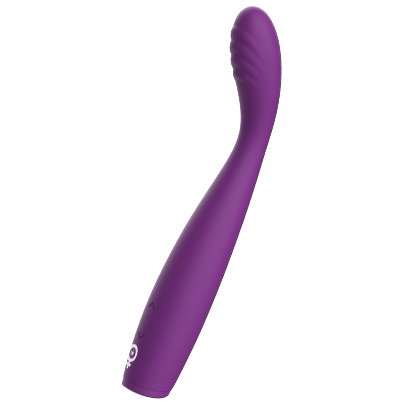 Vibratore flessibile REWOSTIM di REWOLUTION, con forma ergonomica e superficie liscia, ideale per stimolazione e piacere.