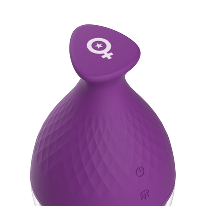 Vibratore Rewolingò della marca Rewolution con testa a lingua, dettagli in silicone rosa e design ergonomico.
