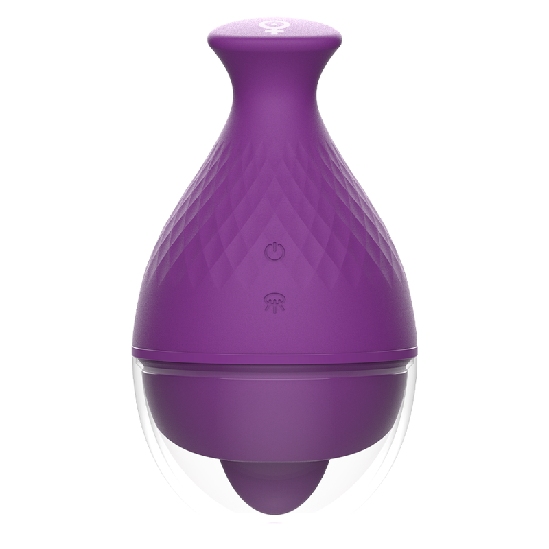 Vibratore Rewolingo di REWOLUTION con forma compatta e lingua stimolante, in silicone rosa, visibile nell'immagine.