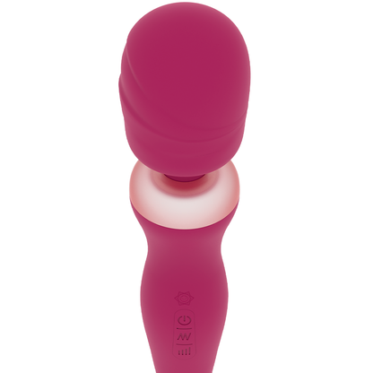 Bacchetta potente RITHUAL e Akasha ricaricabile 2.0 in colore orchidea, con dettagli eleganti e design innovativo