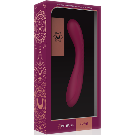 Stimolatore e Kriya G-Point RITHUAL Orchidea, dispositivo ricaricabile con design elegante e dettagli in tonalità Orchidea.