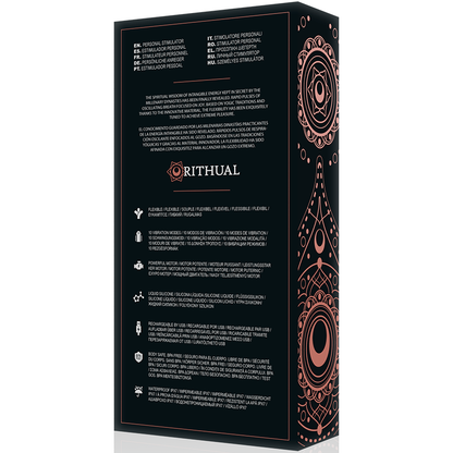 Stimolatore e Kriya G-Point RITHUAL Orchidea, stimolatore ricaricabile con design elegante e dettagli in stile orchidea.