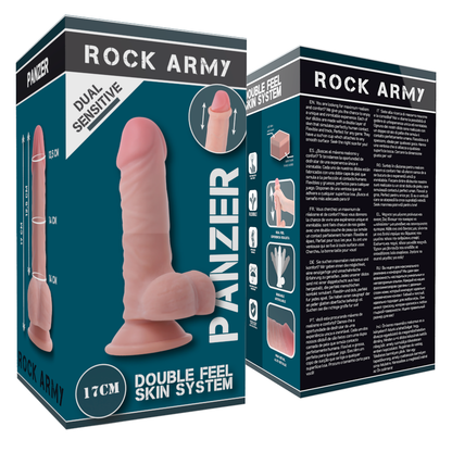 Pattini ROCKARMY Panzer Dual Density da 17 cm con o- 4,46 cm, scarpe sportive robuste e resistenti, vista dall'immagine.