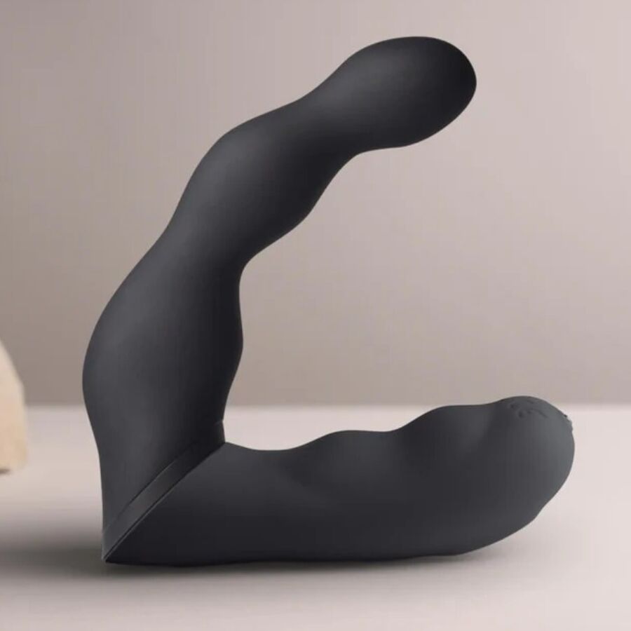 Adattatore nero per vibratore prostatico e anale ROCKS-OFF, design ergonomico per stimolazione sicura e confortevole.