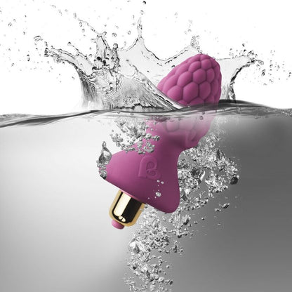 Lampo anale Rocks-Off Assberries Spina Lampone con design a forma di lampone e superficie dettagliata, ideale per stimolazione anale.