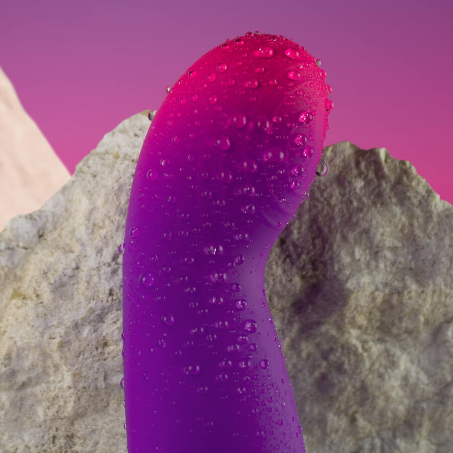 Vibratore discreto ROCKS-OFF Glow Girl Vibe in colore viola, design compatto e silenzioso per stimolazione personale.