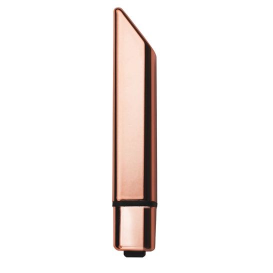 Stimolatore vibrante ROCKS-OFF ORO BAMBÙ con design elegante e finitura dorata, ideale per il piacere personale.