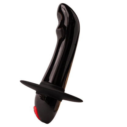 Vibratore prostatico nero ROCKS-OFF QUEST PROSTATE BULLET con design compatto e stimolante, ideale per la stimolazione prostatica.