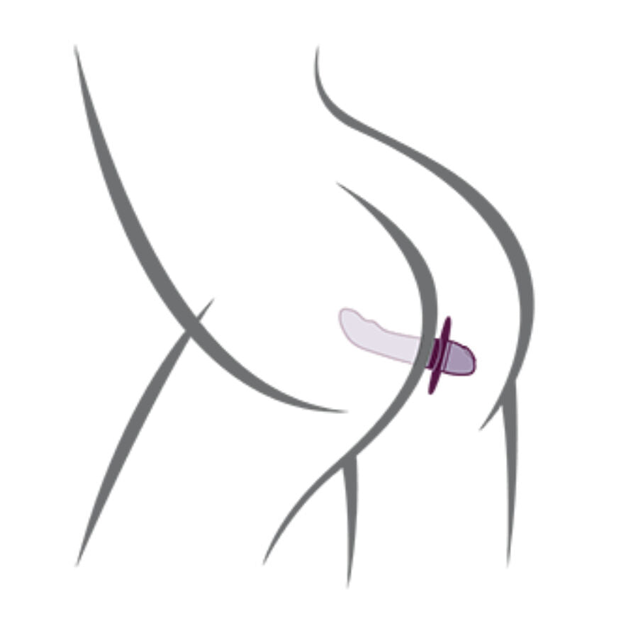 Vibratore prostatico nero ROCKS-OFF QUEST PROSTATE Bullet, design compatto e ergonomico per stimolazione prostatica.
