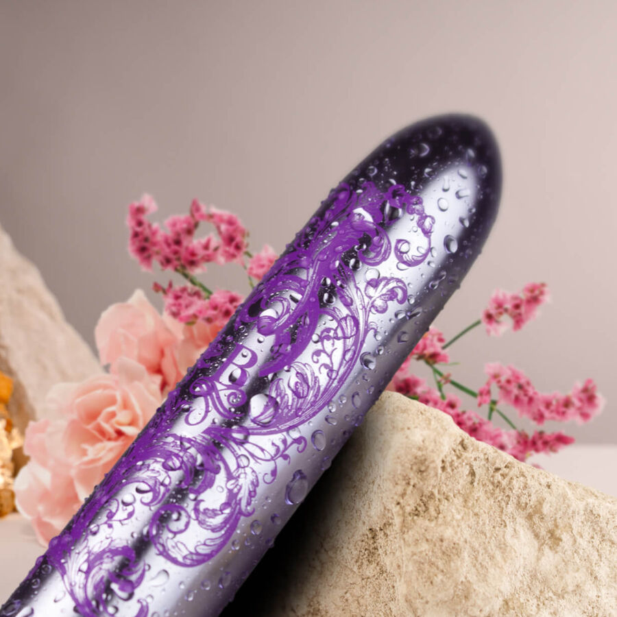 Vibratore blu ROCKS-OFF RO-90 DUKE OF SWOON con design proiettile, ideale per stimolazione intensa e stimolante.