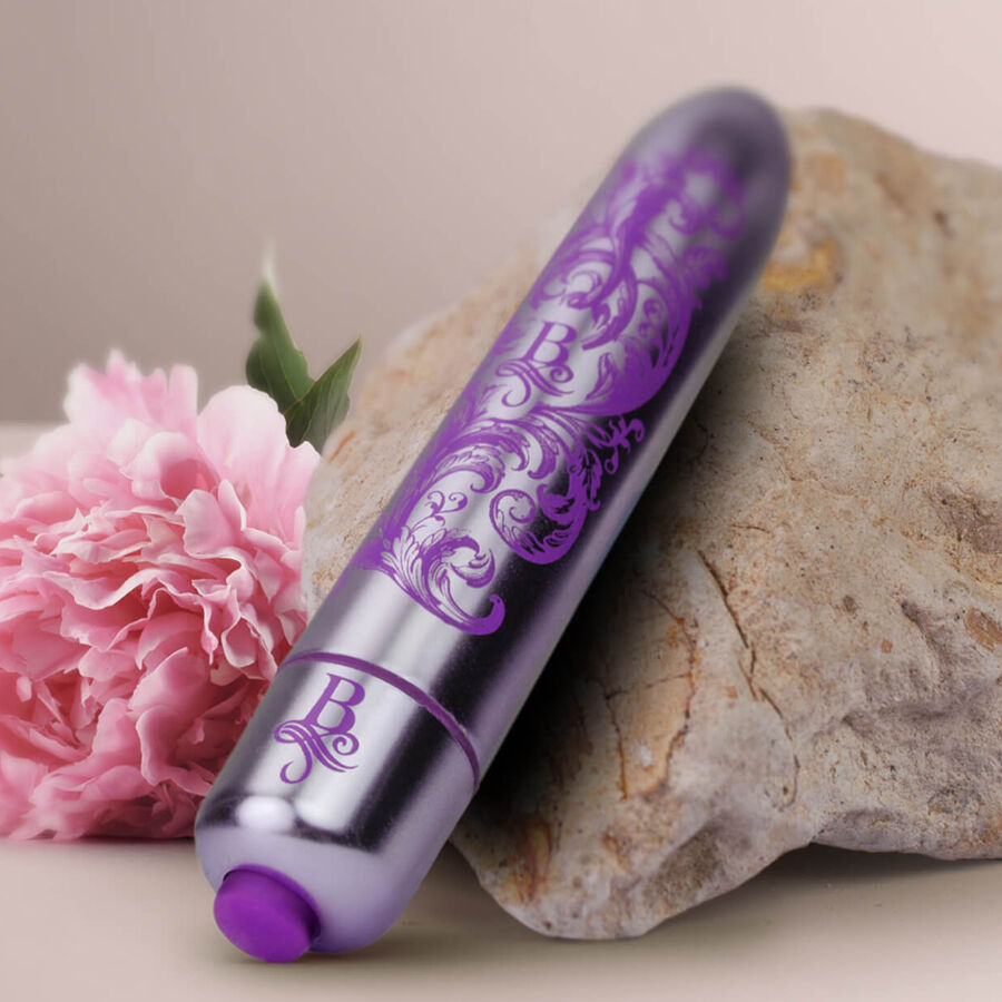 Vibratore vibrante ROCKS-OFF RO-90 Duke of Swoon con colore blu, design compatto e dettagli realistici, per stimolazione intensa