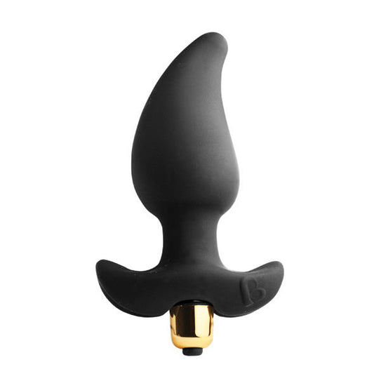 Stimolatore per il punto P ROCKS-OFF Quiver Butt con 7 velocità nero, prodotto di piacere e benessere personale.