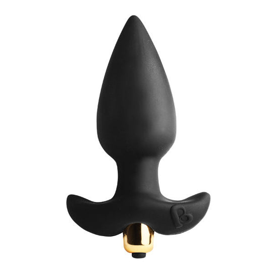 Stimolatore P-Point But Throb ROCKS-OFF nero con 7 velocità, design ergonomico e funzionalità avanzate.