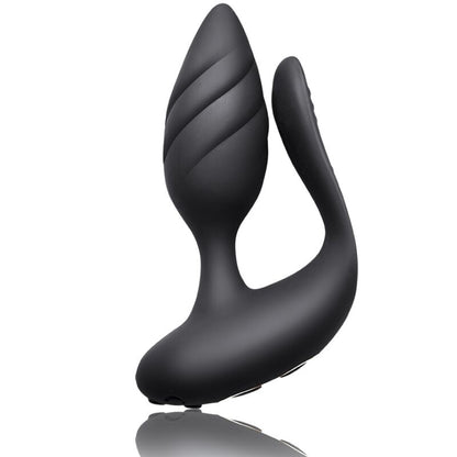 Telecomando con spina Cocktail nero di ROCKS-OFF, dispositivo elegante per controllo di prodotti erotici.