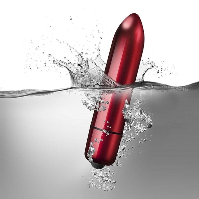 Vibratore ROCKS-OFF Veramente Tuo RO-120 con design a balletto e colore rosso Alert, ergonomico e stimolante.