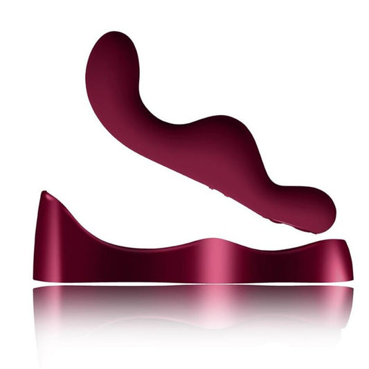 Vibratore per il punto G ROCKS-OFF Ruby Glow, design elegante e compatto, in colore rosso, ideale per stimolazione precisa.