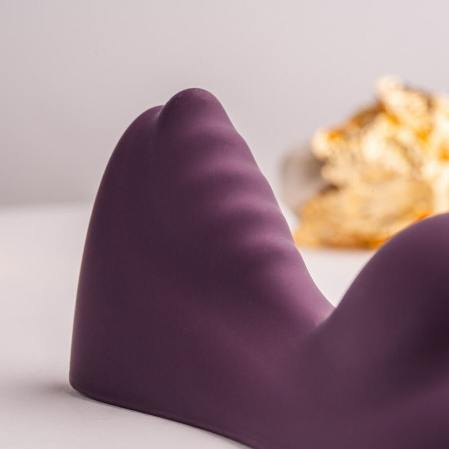 Vibratore Viola Ruby Glow da sedere di ROCKS-OFF, dispositivo rosa con dettagli in silicone per stimolazione.