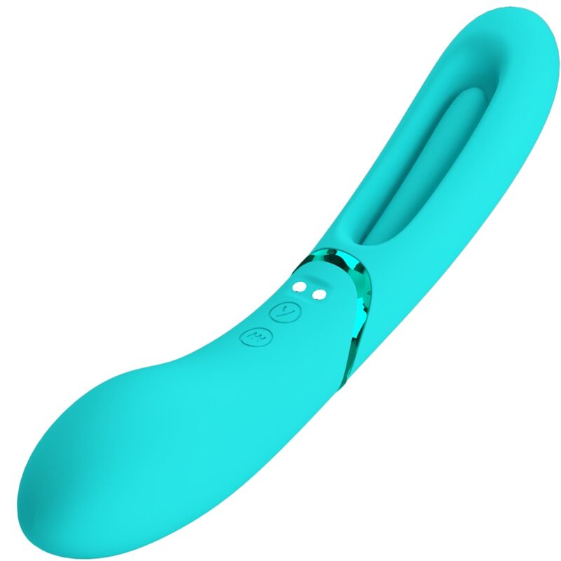 Vibratore ROMANCE Lexie G-Spot blu con 7 modalità di vibrazione, design ergonomico e stimolante per il punto G.