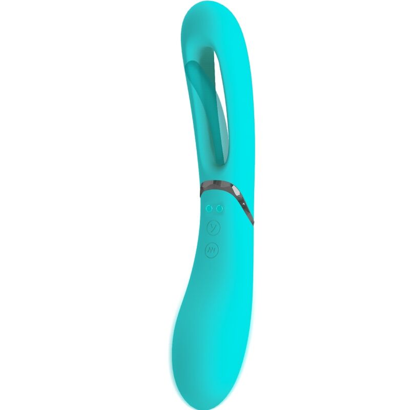 Vibratore ROMANCE Lexie G-Spot blu con 7 vibrazioni, design ergonomico e dettagliato per stimolazione mirata