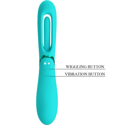 Vibratore ROMANCE Lexie G-Spot blu con 7 modalità di vibrazione, design ergonomico e superficie liscia.