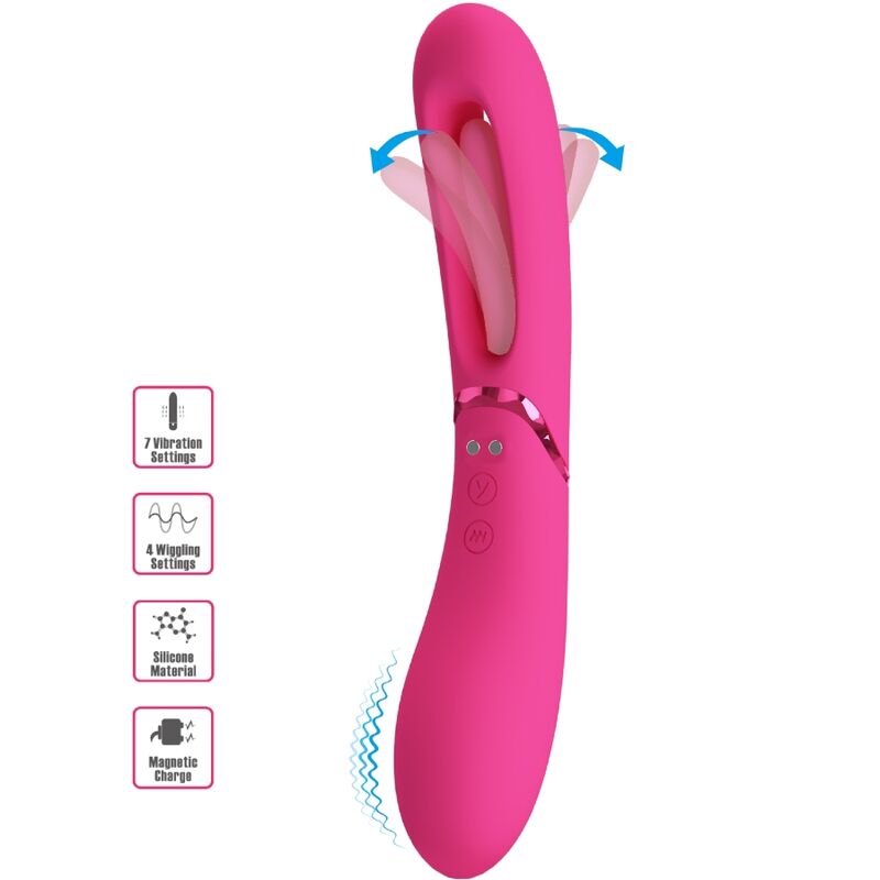 Vibratore Romance Lexie G-Spot rosa con 7 modalità di vibrazione, design ergonomico e stimolante per il piacere.