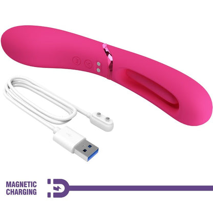 Vibratore ROMANCE Lexie G-Spot rosa con 7 modalità di vibrazione, design elegante e stimolante.