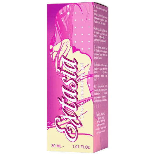 Gel stimolante del clitoride RUF Extasia, 30ml, con formula naturale per aumentare la sensibilità e il piacere.