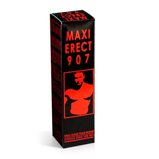 Spray RUF Maxi Erect907 per l'erezione, flacone da 25ml, con spray efficace per migliorare le prestazioni.