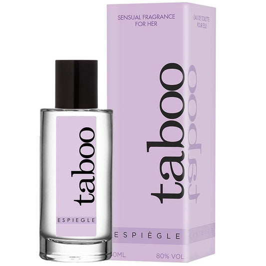 Profumo RUF Taboo Espiegle ai feromoni per lei, Bottiglia elegante con fragranza seducente e femminile.