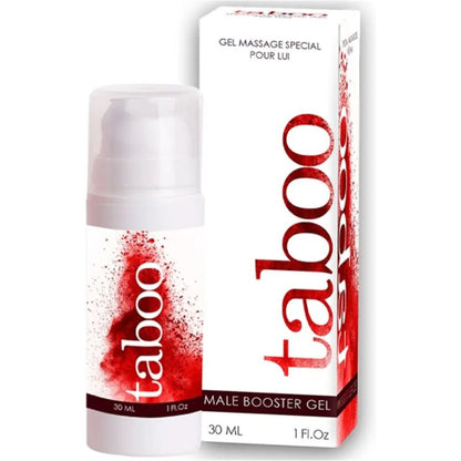 Gel RUF Taboo Booster maschile per l'erezione da 30 ml, formula efficace per migliorare le prestazioni sessuali.