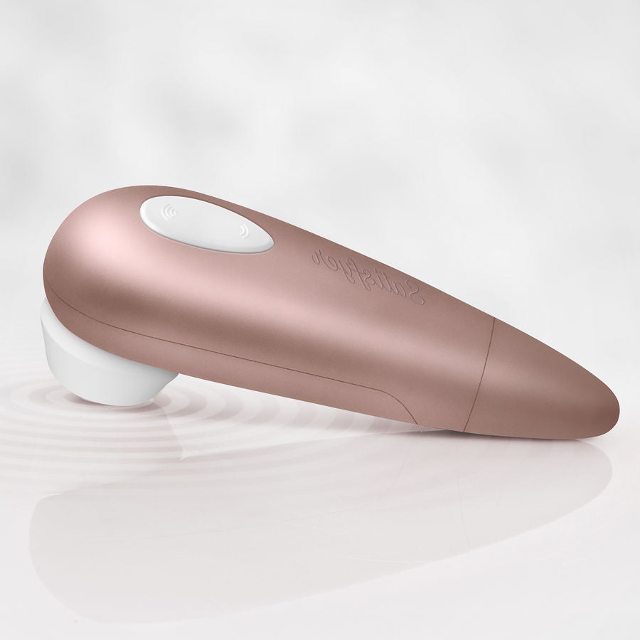 Dispositivo SATISFYER AIR PULSE di prossima generazione, tecnologia innovativa, in uso.