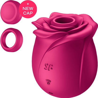 Vibratore classico SATISFYER AIR PULSE AIR PULSE PRO 2 Blossom con design elegante e pulsazioni per stimolazione intensa