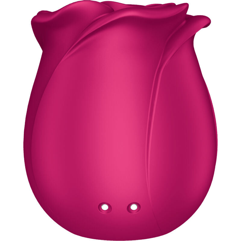 Vibratore Satisfyer Air Pulse Pro 2 Classic Blossom in rosa con design ergonomico e pulsanti di controllo.