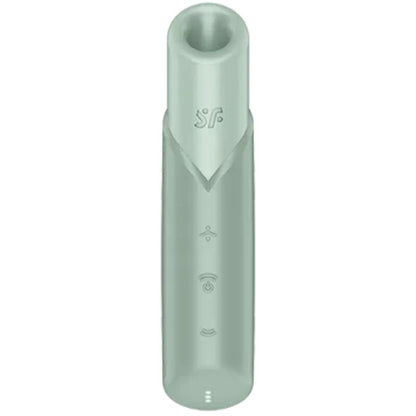 Stimolatore clitorideo Satisfyer Naughty Kiss Wave SATISFYER AIR PULSE in colore acquamarina, con design ergonomico e tecnologia innovativa.
