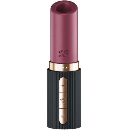 Stimolatore clitorideo SATISFYER PRO 2 KISS WAVE nero, con tecnologia Air Pulse, design elegante e compatto per piacere intenso.