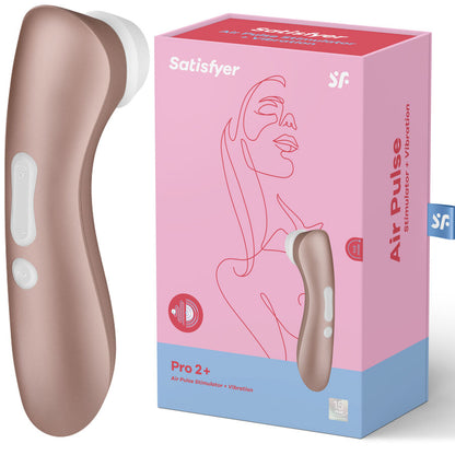 Vibratore Satisfyer Pro 2 Edizione 2020 di Satisfyer Air Pulse con design elegante e superficie liscia in immagine.