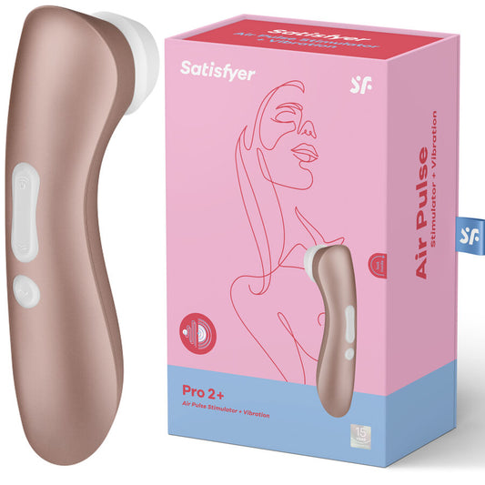 Vibratore Satisfyer Pro 2 Edizione 2020 di Satisfyer Air Pulse con design elegante e superficie liscia in immagine.