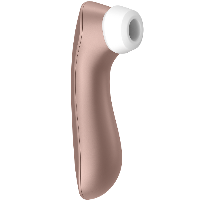 Vibratore Satisfyer Pro 2 Air Pulse, edizione 2020, con design ergonomico e superficie liscia per stimolazione sensuale.